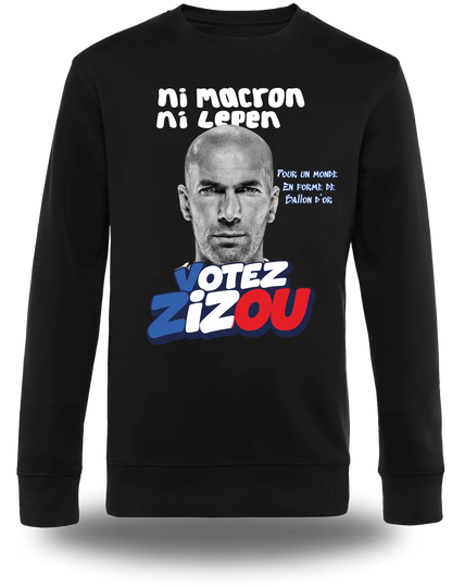 Sweatshirt Zidane 2026 - Votez Zizou