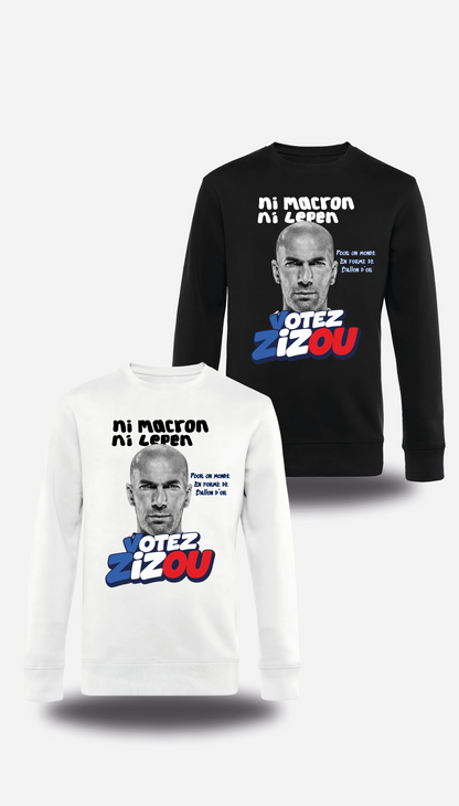 Sweatshirt Zidane 2026 - Votez Zizou