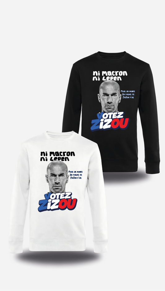 Sweatshirt Zidane 2026 - Votez Zizou