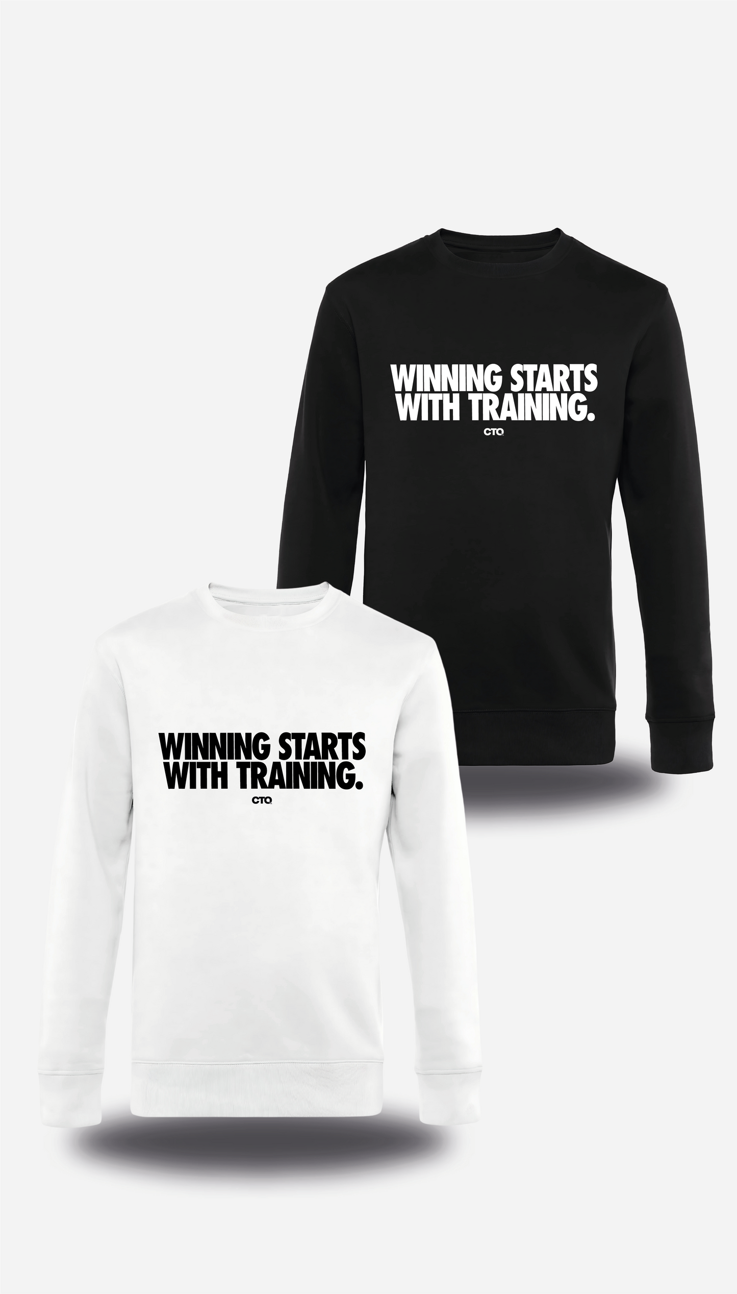 Sweatshirt Winning starts with Training