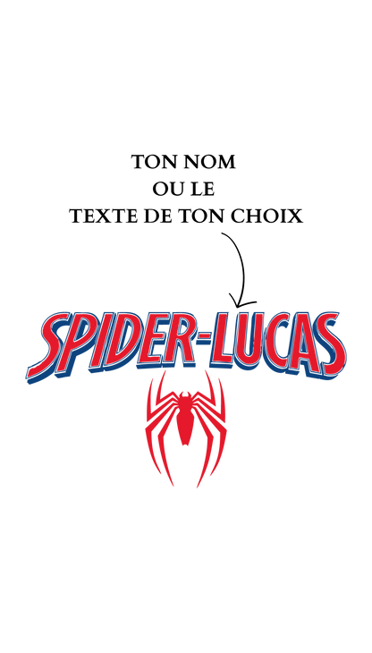 Sweatshirt Spider-Man personnalisé