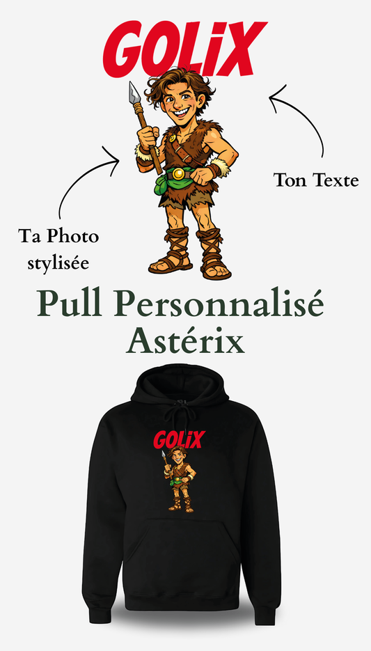 Sweatshirt Astérix personnalisable
