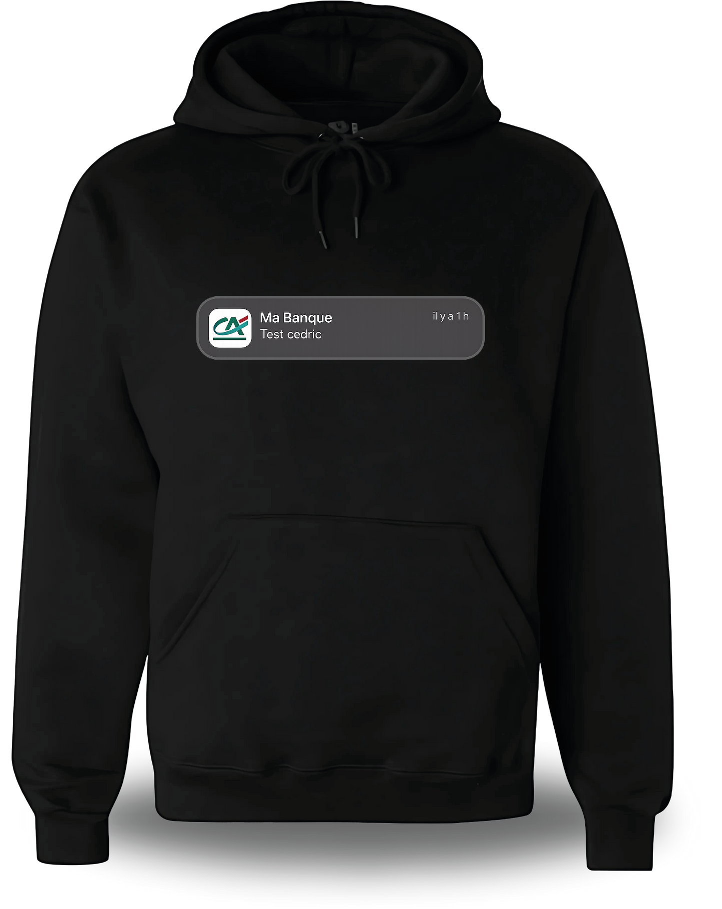 Sweatshirt test Cédric - Crédit Agricole