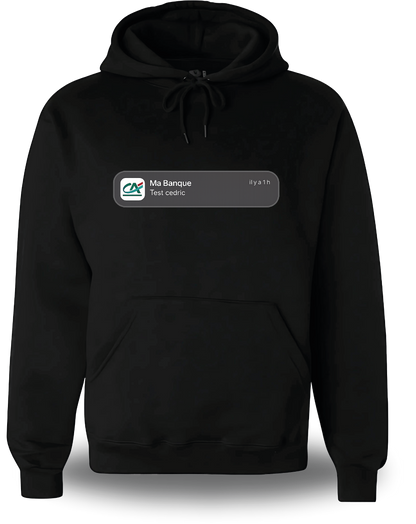 Sweatshirt test Cédric - Crédit Agricole