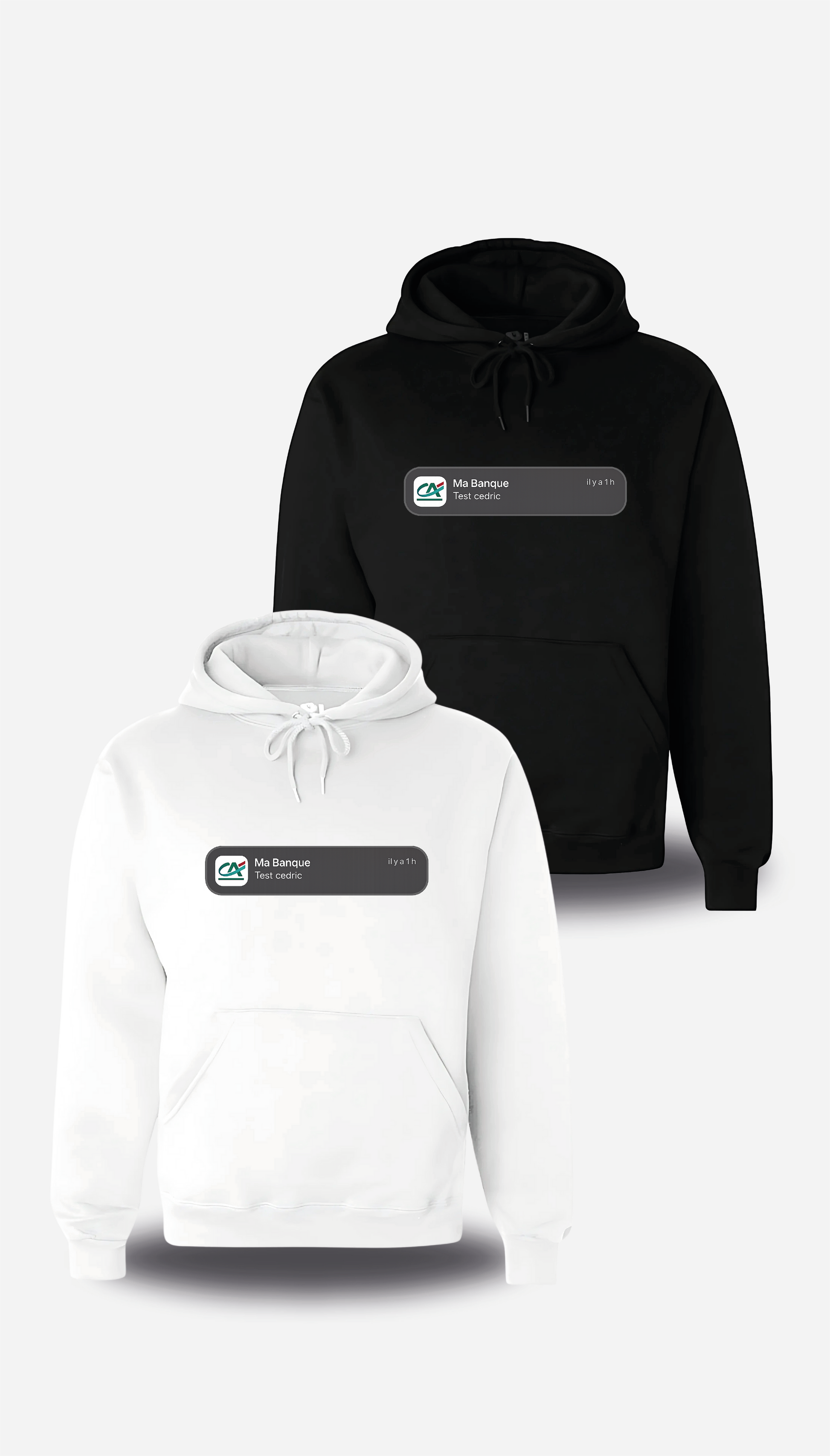 Sweatshirt test Cédric - Crédit Agricole