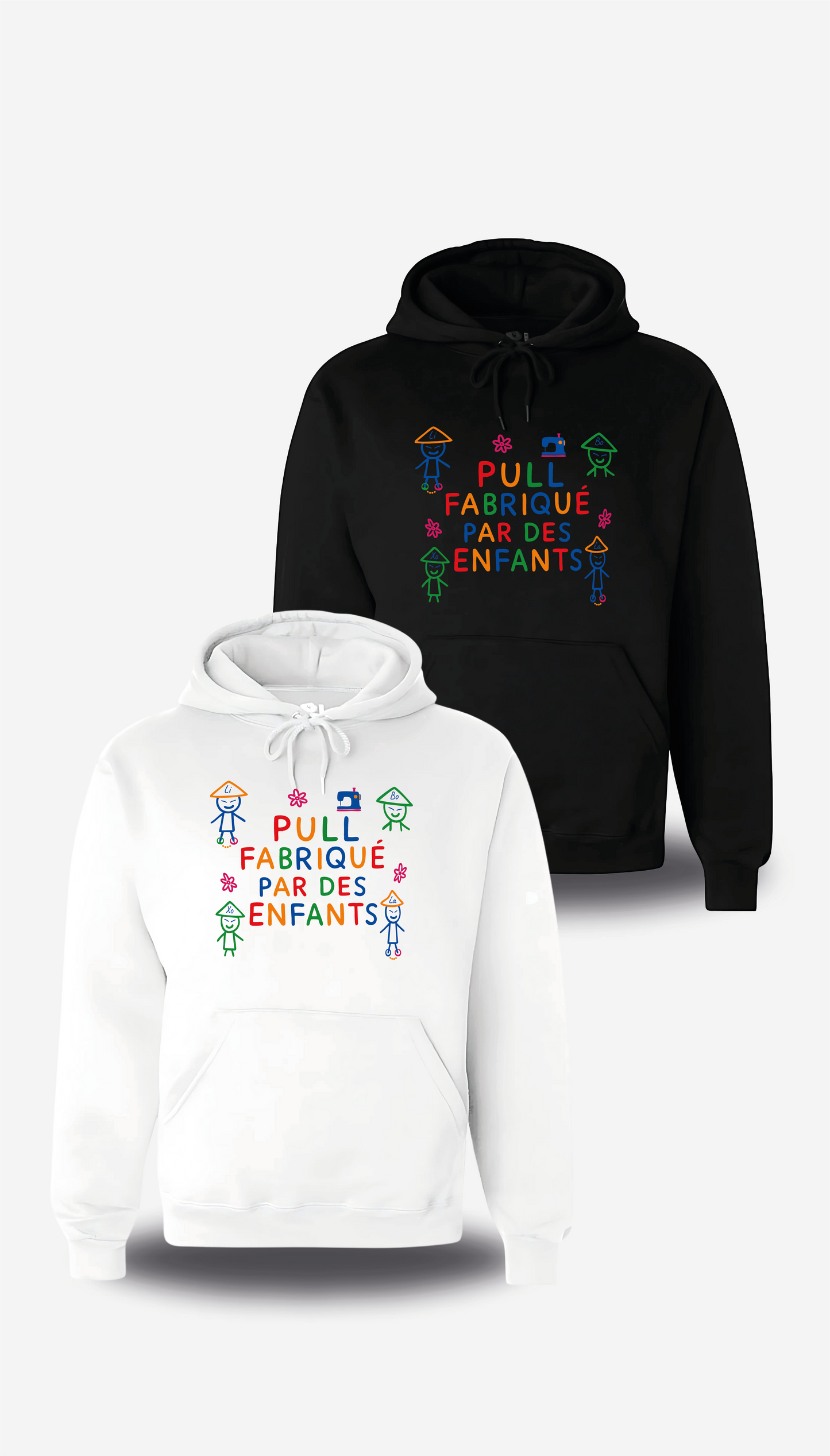 Sweatshirt Fabriqué par des Enfants Humour