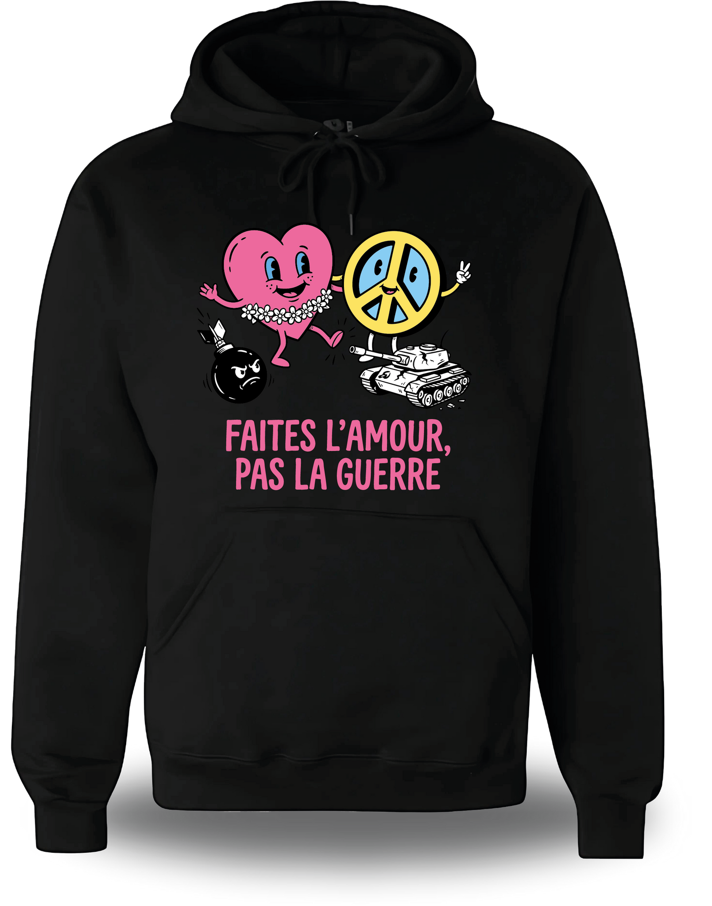 Sweatshirt Faites l'Amour pas la Guerre