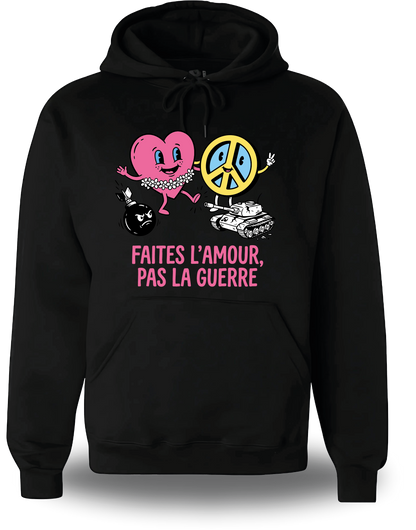 Sweatshirt Faites l'Amour pas la Guerre