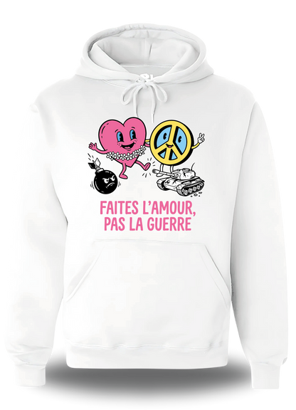 Sweatshirt Faites l'Amour pas la Guerre