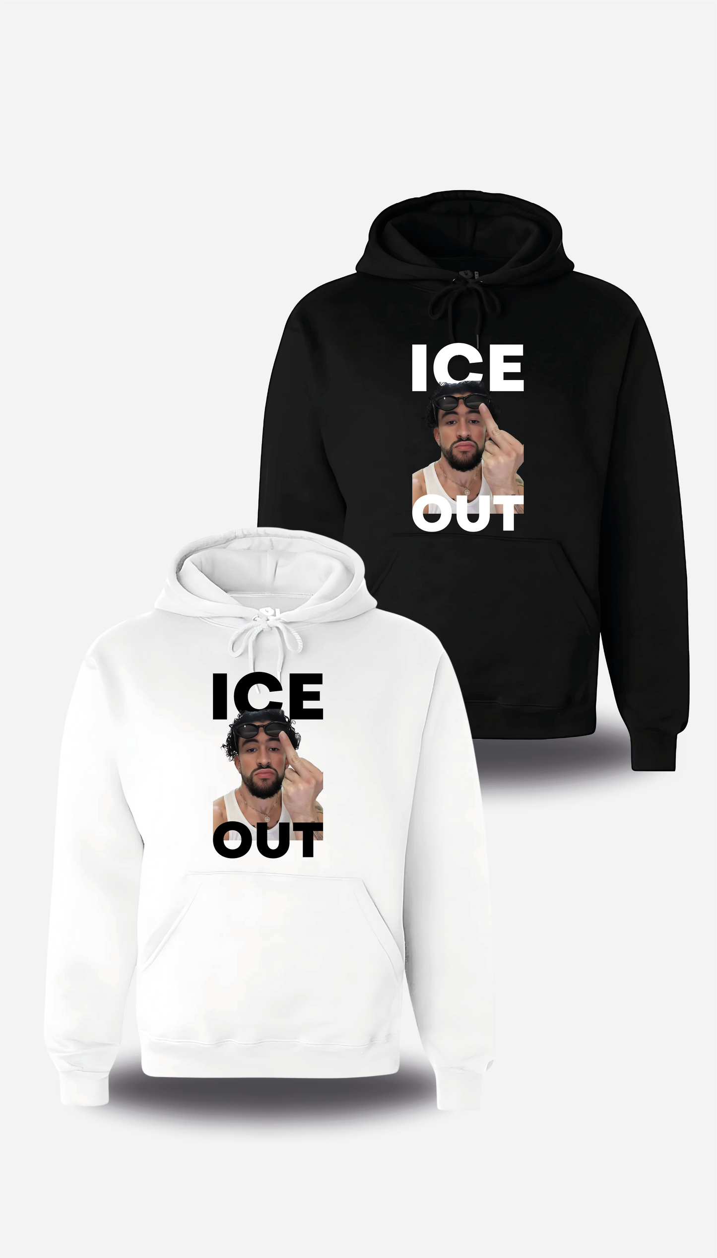 Sweatshirt ICE OUT Bad Bunny