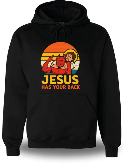 Sweatshirt Jesus has your back