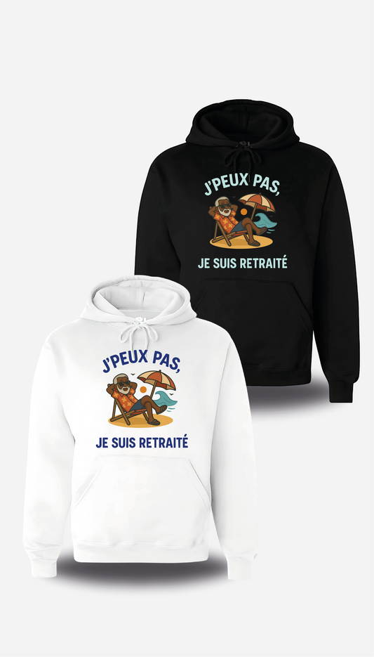 Sweatshirt J'peux pas je suis à la retraite
