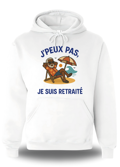 Sweatshirt J'peux pas je suis à la retraite