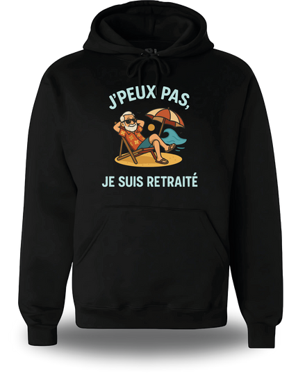 Sweatshirt J'peux pas je suis retraité