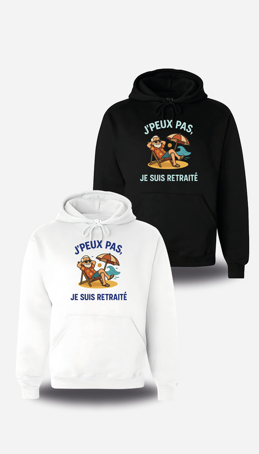 Sweatshirt J'peux pas je suis retraité