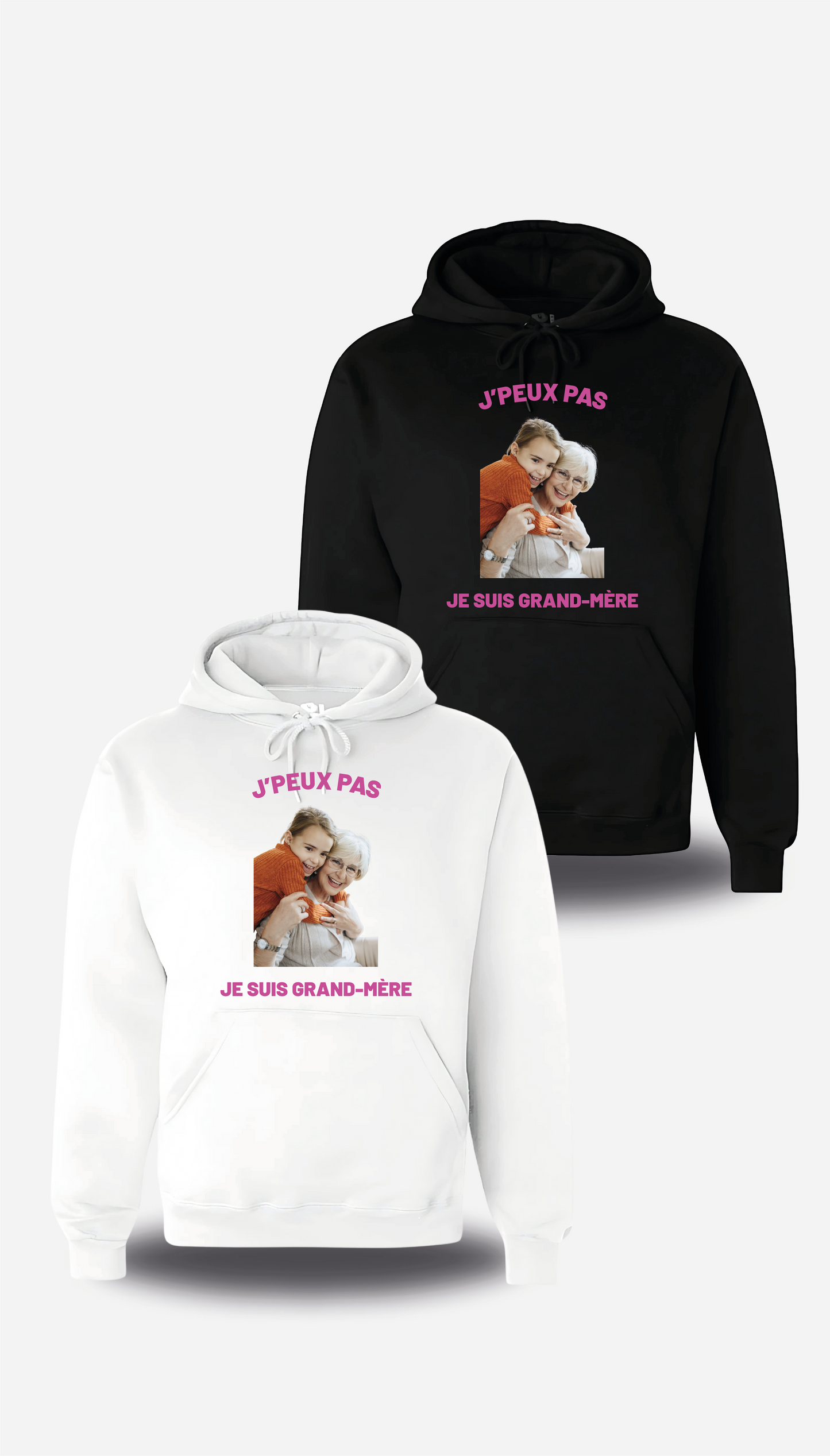 Sweatshirt Grand-Mère personnalisé - J'peux pas je suis grand-mère