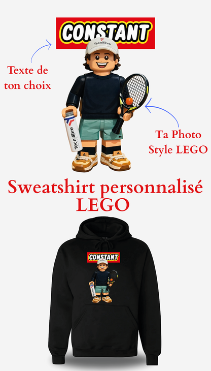 Sweatshirt Lego personnalisable