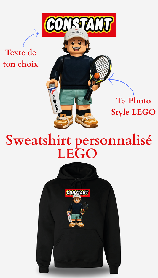 Sweatshirt Lego personnalisable