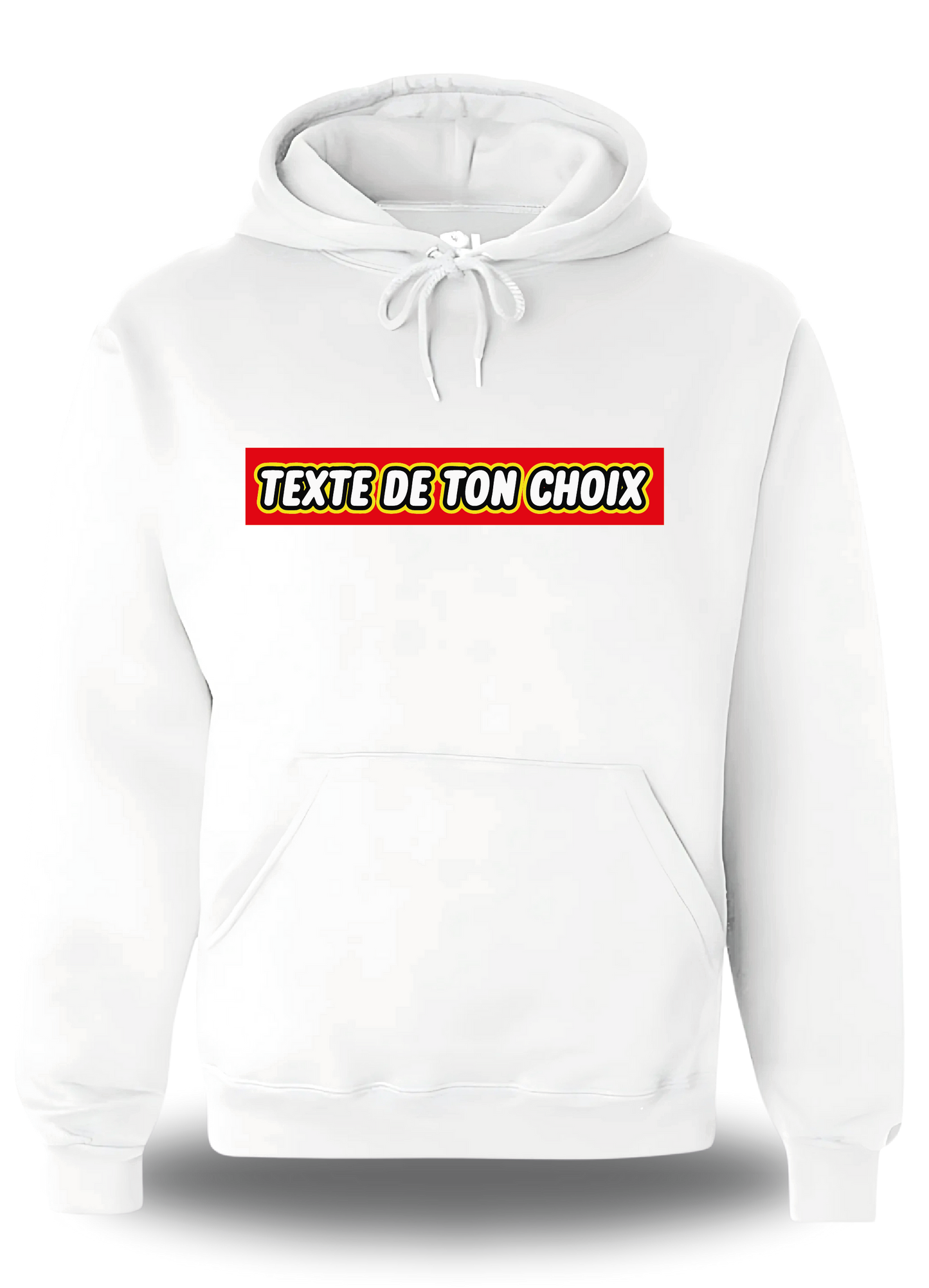 Sweatshirt Lego personnalisable texte