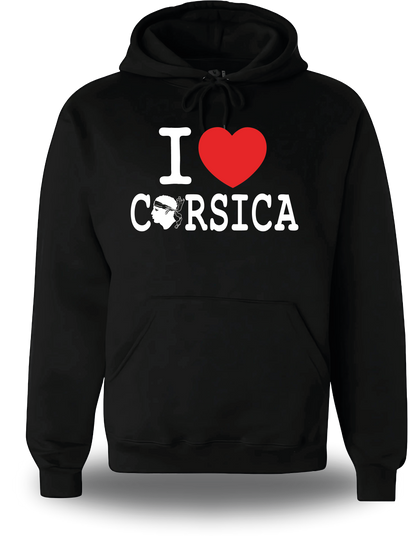 Sweatshirt I Love Corsica Tête de Maure