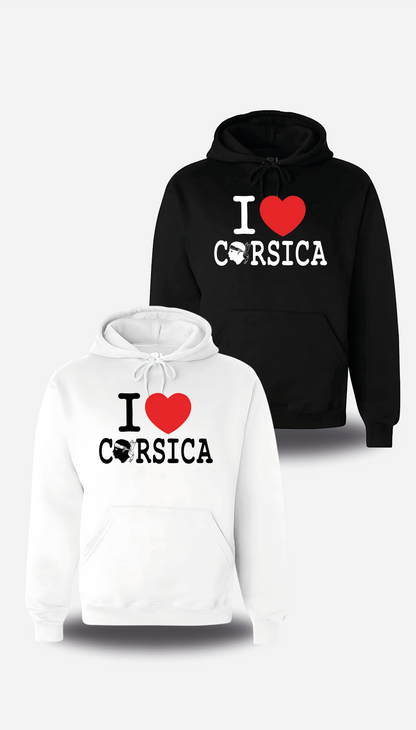 Sweatshirt I Love Corsica Tête de Maure