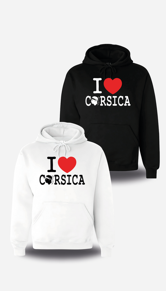 Sweatshirt I Love Corsica Tête de Maure