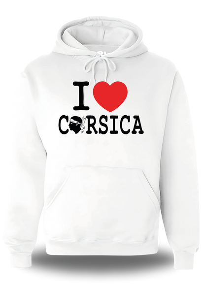 Sweatshirt I Love Corsica Tête de Maure