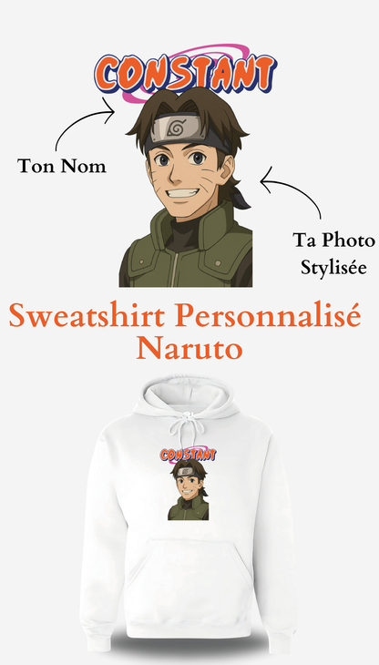 Sweatshirt Naruto personnalise
