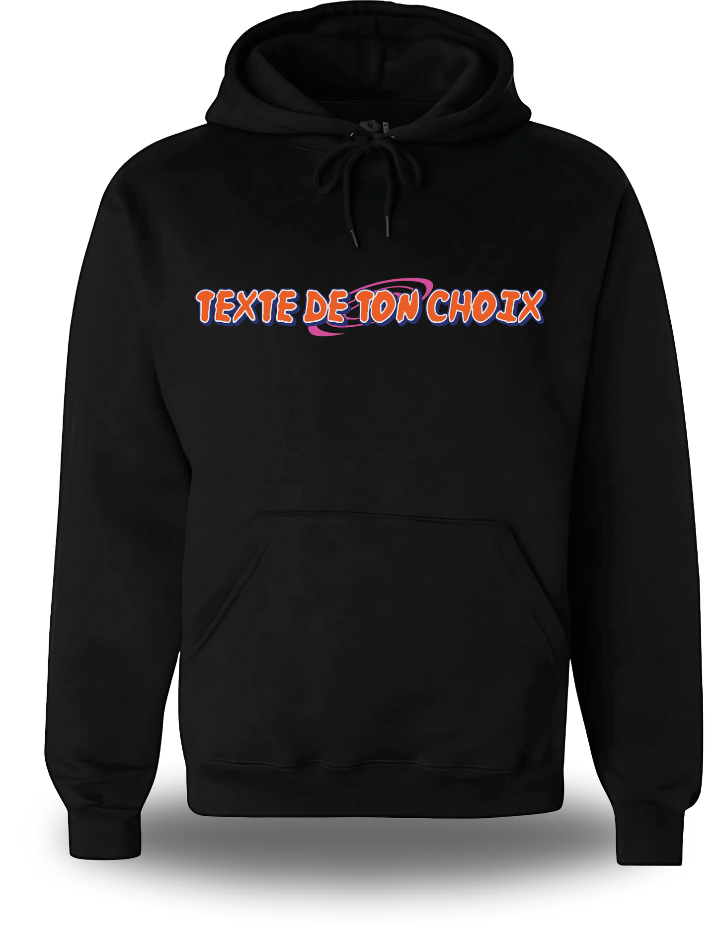 Sweatshirt personnalise Naruto - personnalisation texte