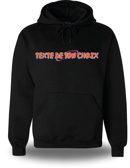Sweatshirt personnalise Naruto - personnalisation texte