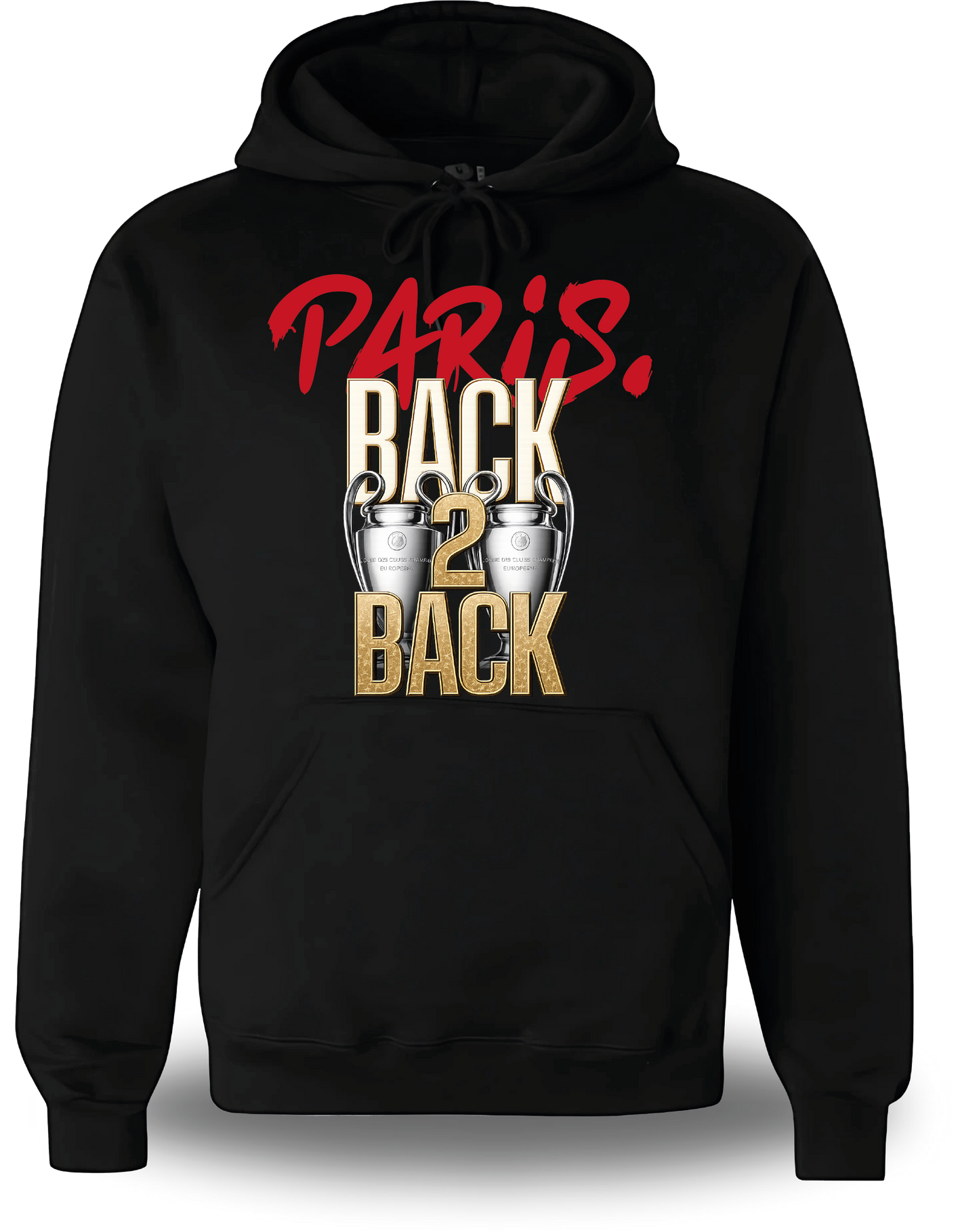 Sweatshirt PSG Back 2 Back Champions d'Europe
