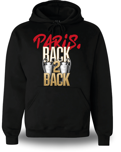 Sweatshirt PSG Back 2 Back Champions d'Europe