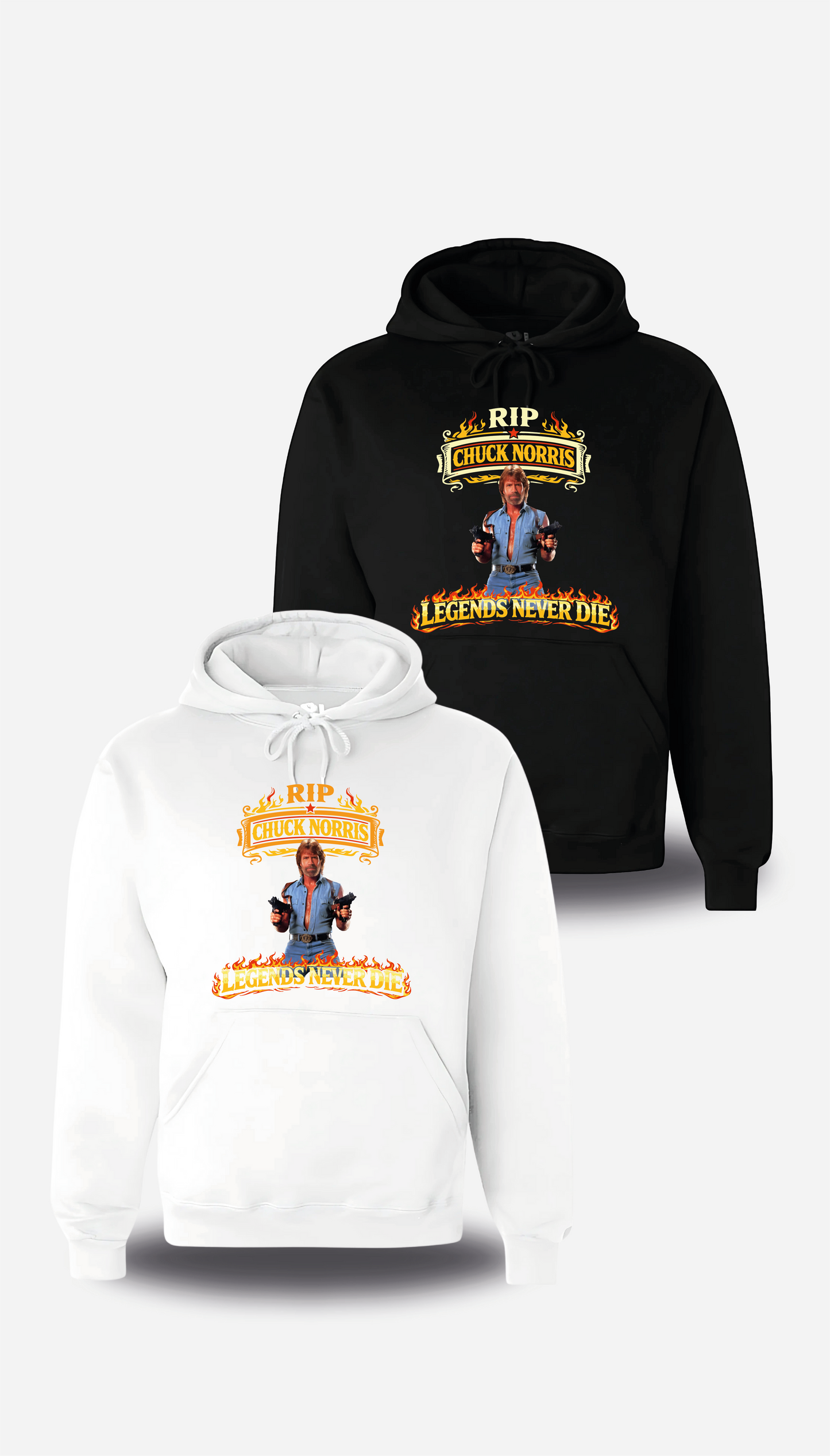 Sweatshirt Chuck Norris RIP - Legends Never Die