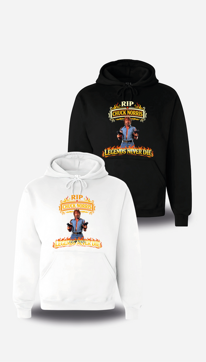 Sweatshirt Chuck Norris RIP - Legends Never Die