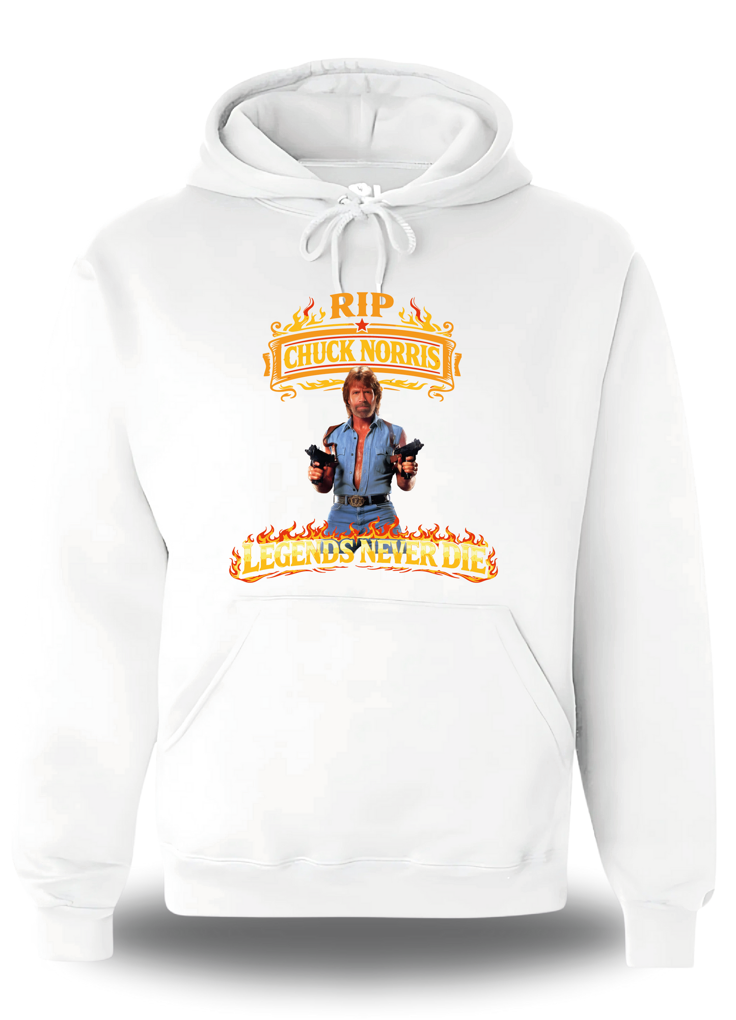 Sweatshirt Chuck Norris RIP - Legends Never Die