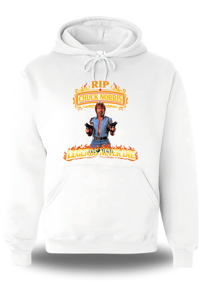 Sweatshirt Chuck Norris RIP - Legends Never Die