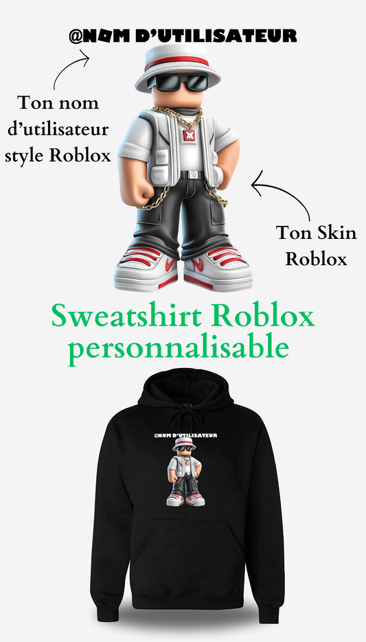 Sweatshirt Roblox personnalisable Skin
