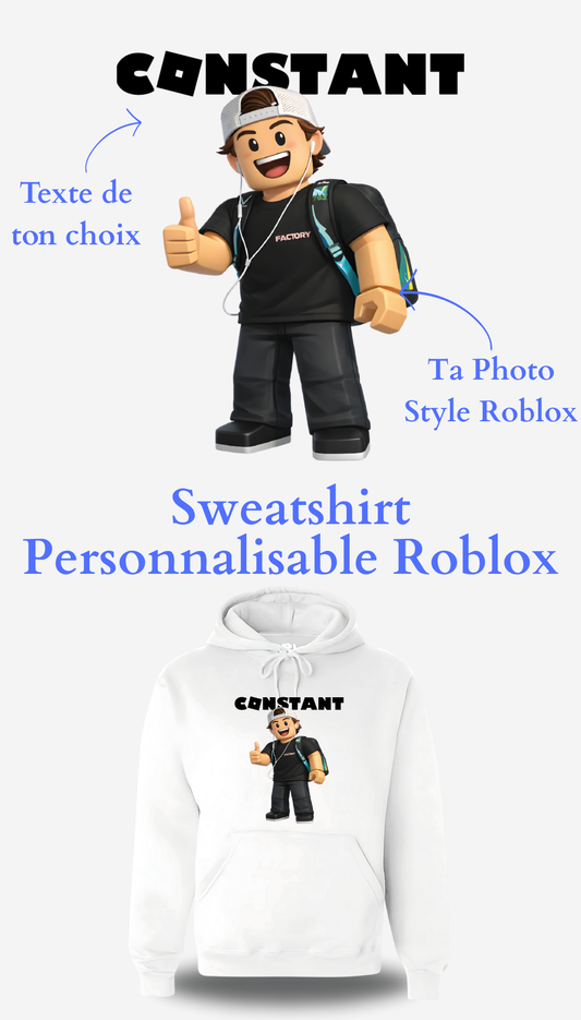 Sweathirt Roblox personnalisable
