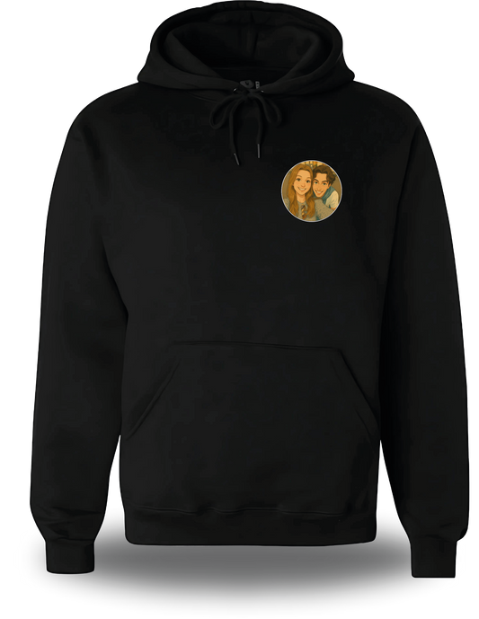 Sweatshirt personnalisé photo style Ghibli
