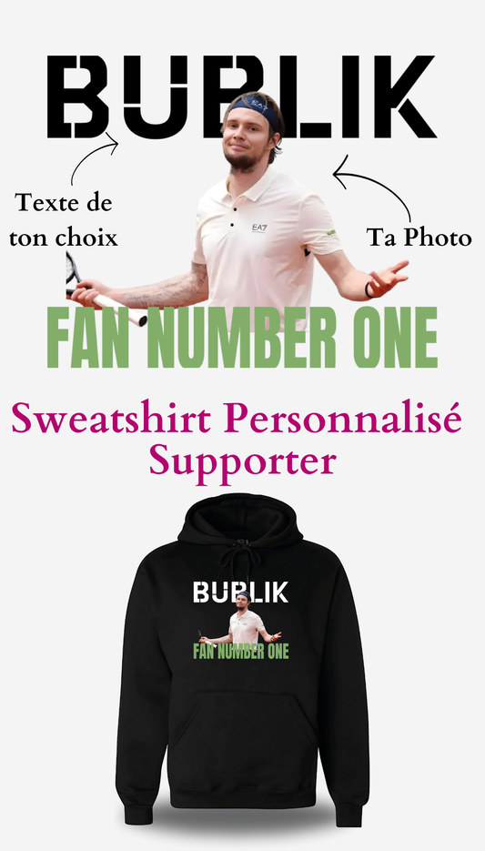 Sweatshirt de Supporter personnalisable - Pull Fan Number One