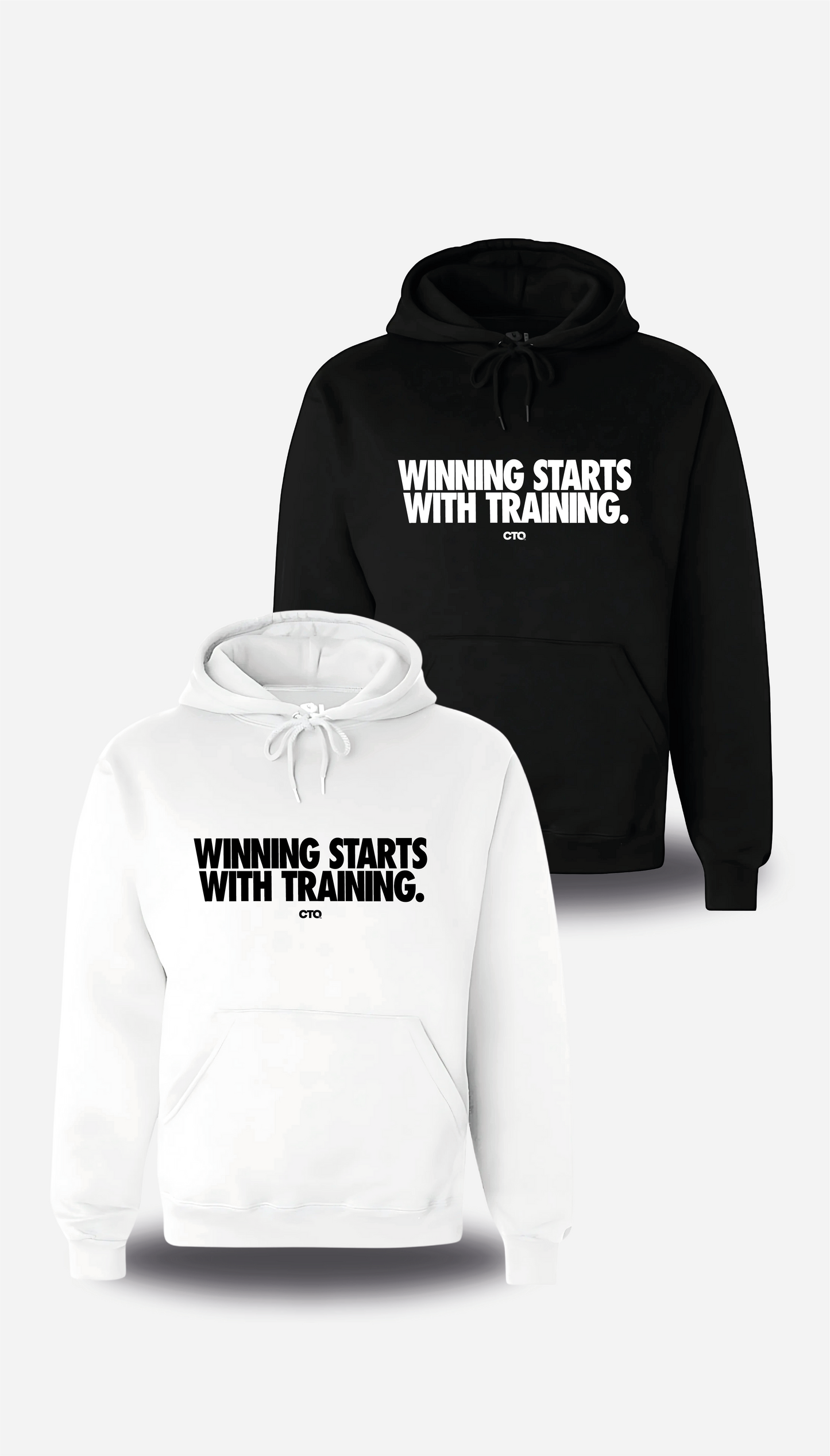 Sweatshirt Winning starts with Training