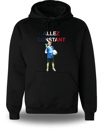 Sweatshirt Fan personnalisable photo + texte "allez (nom de ton choix)"