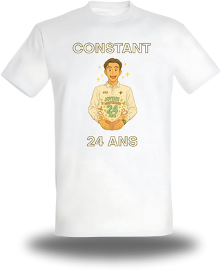 T-Shirt Anniversaire personnalisé