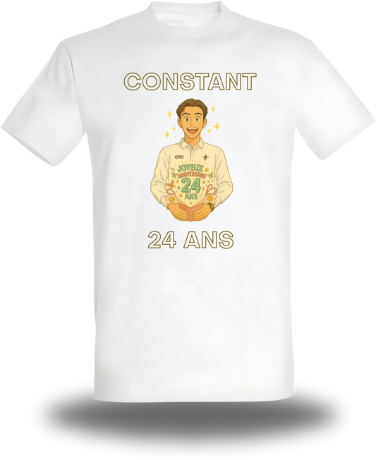 T-Shirt Anniversaire personnalisé