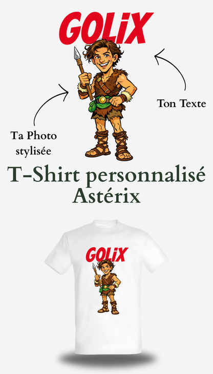 T-shirt Astérix personnalisable