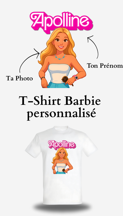 T-Shirt Barbie Personnalise