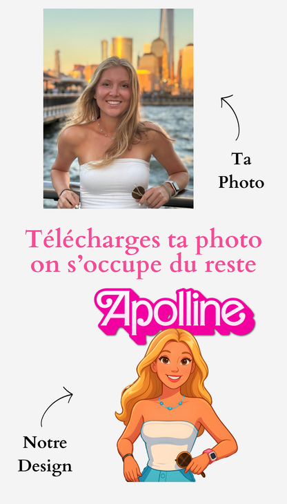 T-Shirt Barbie Personnalise