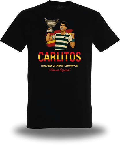 Carlos Alcaraz Roland-Garros Champion T-Shirt