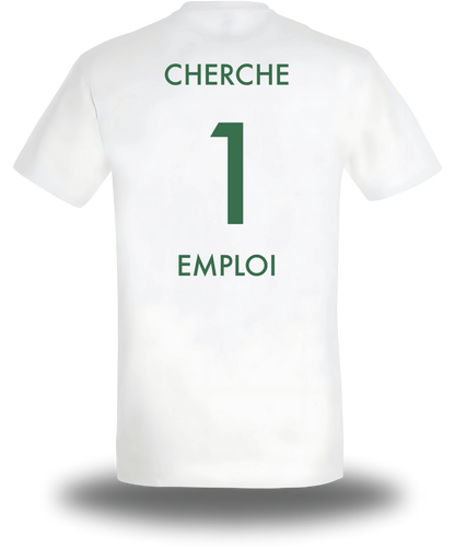 T-Shirt CV personnalisé - Cherche 1 Emploi