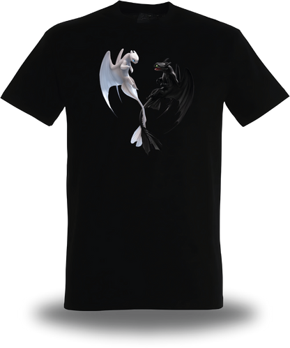 T-Shirt Dragon 3 Krokmou et Furie Éclair